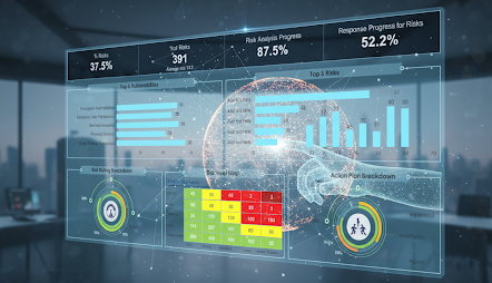 Risk simulation dashboard
